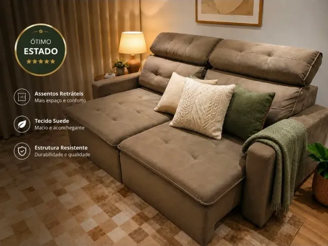 Sofá retrátil de Qualidade 