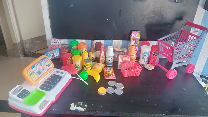 Brinquedo mercadinho 30 peças