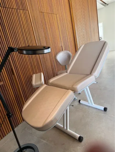 Kit Estética Maca Mocho Lupa Led apoio abraço tatuagem 