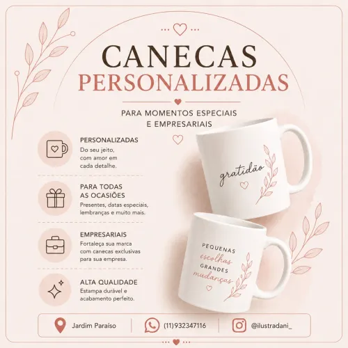 Canecas personalizadas