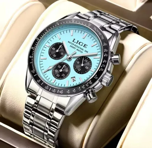 Relógio Lige Azul Tiffany 
