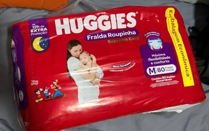Fralda Descartavel Huggies Supreme Care 