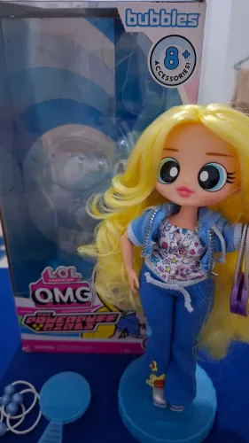 Boneca lol OMG lindinha completa