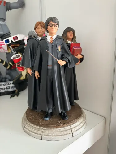 Trio Harry Potter 1/10 Iron Studios