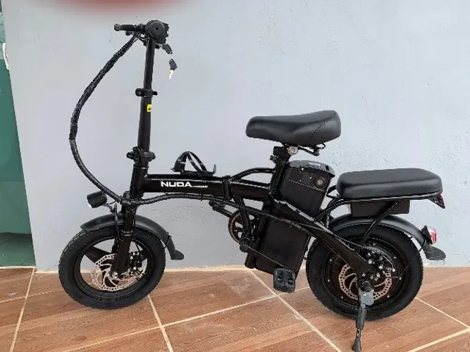 Bicicleta Elétrica Dobrável NUDA - 30 km de autonomia - R$ 1.800