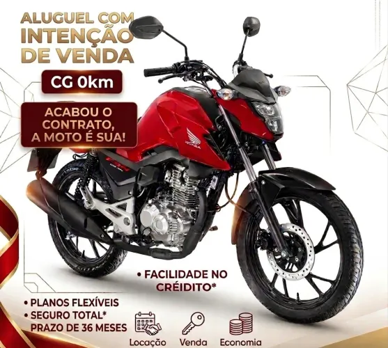 Moto para locação Nova, aluguel
