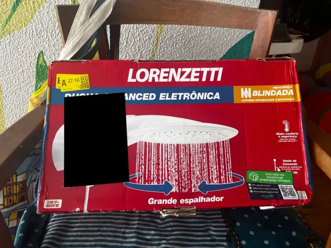 Chuveiro Lorenzetti Advanced Blindado 220V 4.500 W NOVO NA CAIXA