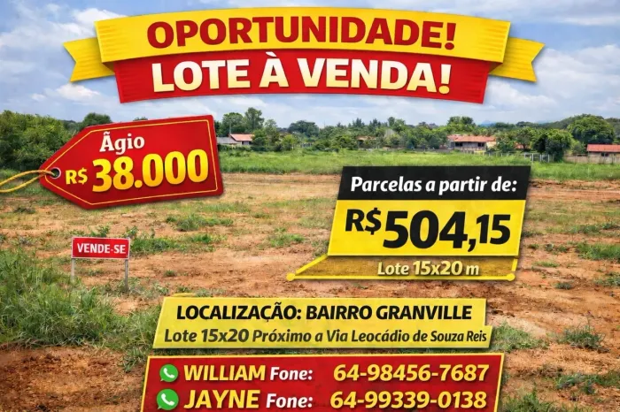 Ágio de lote em Quirinópolis