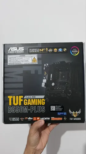 Placa mãe B550M TUF GAMING Plus (Nova na caixa)