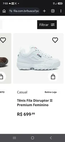 Tênis Fila Disruptor - 38