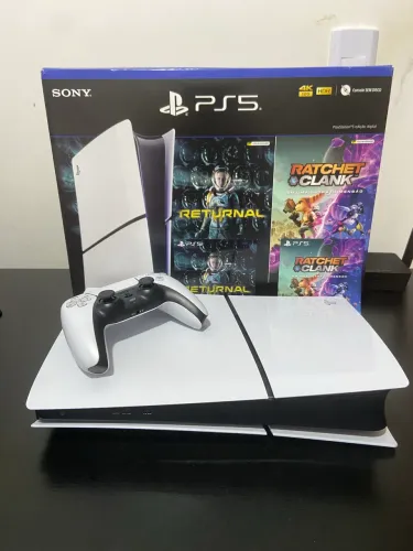 Ps5 Slim 1TB zero detalhe