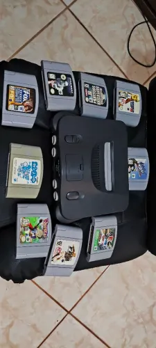 Nintendo 64 com 8 games