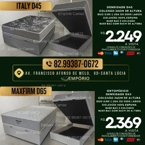 cama baú casal base e colchão molas pocket ou espuma pronta entrega consulte