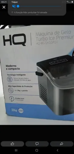 Máquina de fazer gelo
