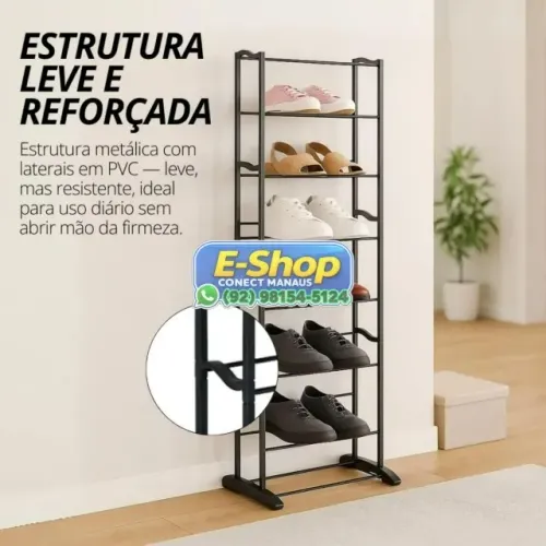 Sapateira 20 Pares Flexivel - Entrega Grátis
