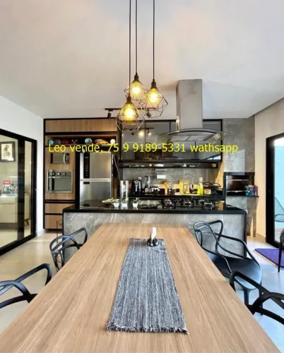 Leo vende, casa, bairro Sim, 3\4 c 2 suítes, piscina, goumert 