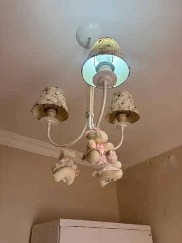 Lustre Urcinha floral infantil Menina