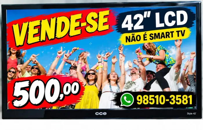 TV LCD 42" NÃO É SMARTV