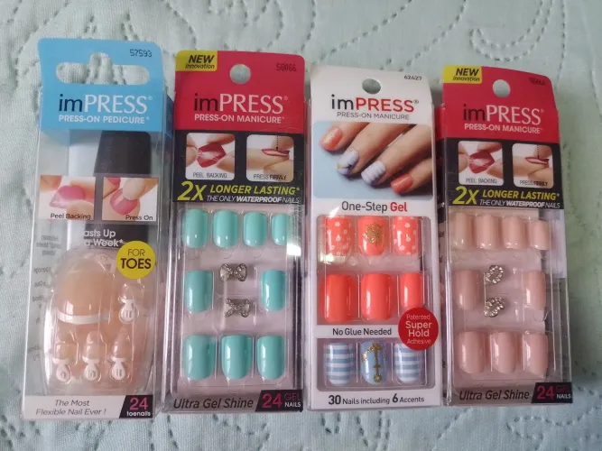 Kit 4 unidades unha gel Impress