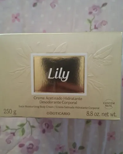 Creme Lily O boticário