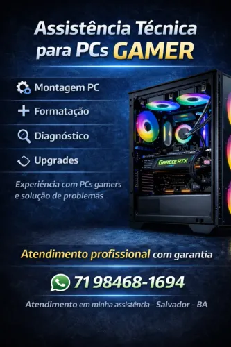 PC Lento ou com Problema? Técnico em Salvador Resolve!