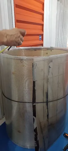 Cobertura em policarbonato
