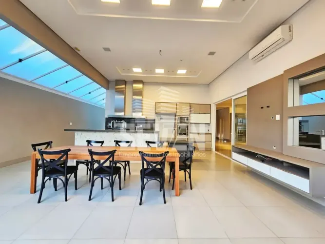 Casa Moderna com 3 Suítes no Residencial Estoril V Bauru/SP Piscina e Área Gourmet Integ
