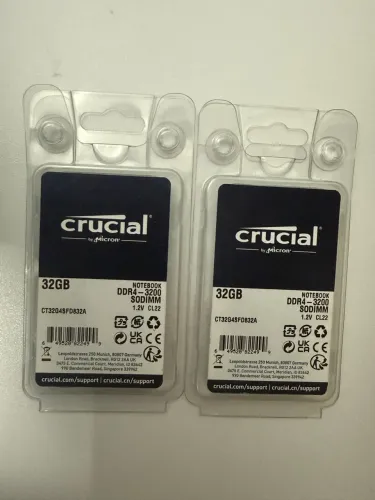 Memoria Ram Crucial Ddr4 3200mhz 64gb (2x32gb) notebook