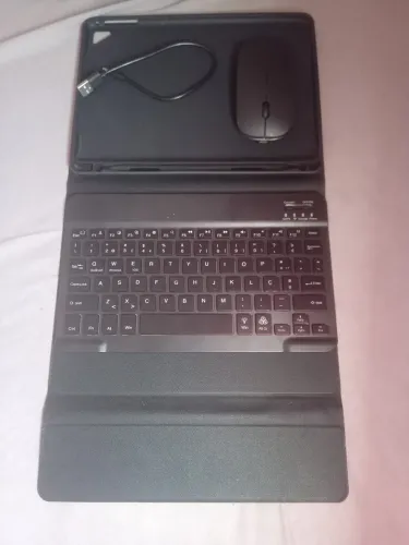Teclado e mouse sem fio para ipad e Tablet
