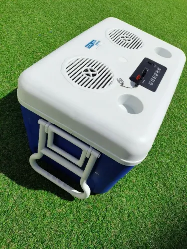  COOLER 55L + CAIXA DE SOM BLUETOOTH 60W |  KOKAY | USADO 1X | NOVÍSSIMO