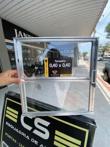 BÁSCULA DE ALUMÍNIO 40X40 - PROMOÇÃO IMPERDÍVEL