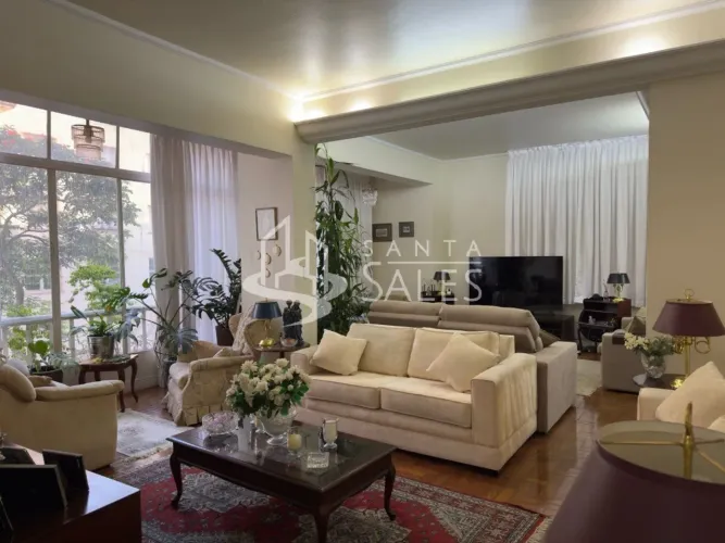 Apartamento de luxo em Higienópolis, São Paulo: 4 quartos, 1 suíte, 3 salas, 3 banheiros, 