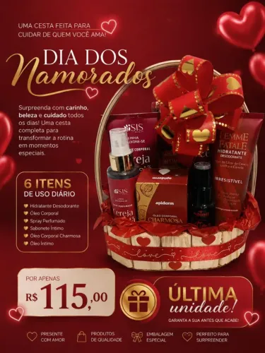 Cestas dia dos namorados 