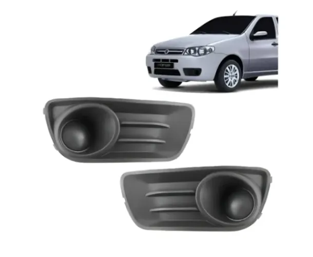 Moldura Grade Milha Palio Way Economy 2014 2015 2016 S/ Furo - Lado Direito