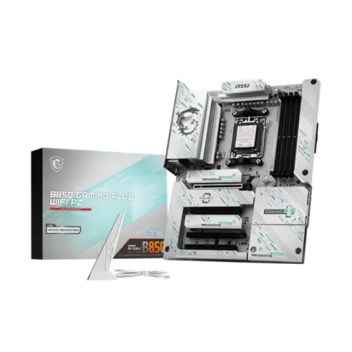 Placa-Mãe MSI B850 Gaming Plus Wi-Fi PZ AM5 DDR5 Wi-Fi 7 Project Zero