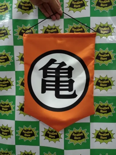 Bandeira Dragon Ball Z - NerdDog Store - Flâmula Mestre Kame Goku Dragonball Vegeta Gohan
