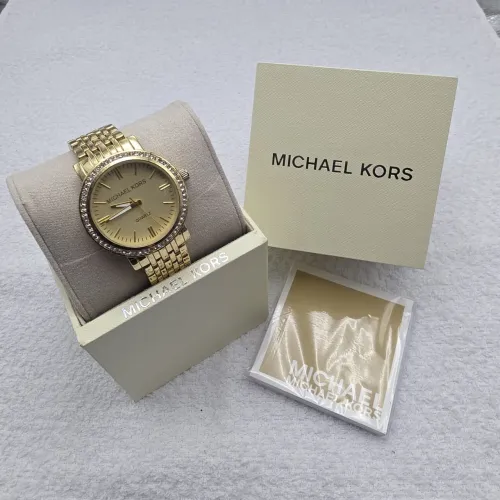 Relógio Feminino Michael Kors Original Dourado 36mm Novo na Caixa