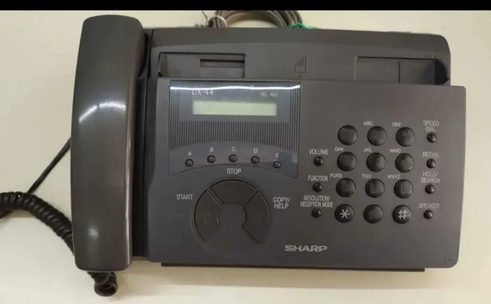 Fax Sharp UX-44 Vintage - Anos 90 - Funcionando + Colecionável