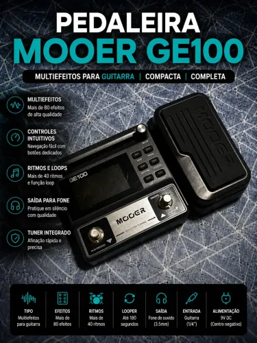 Pedaleira Mooer GE100