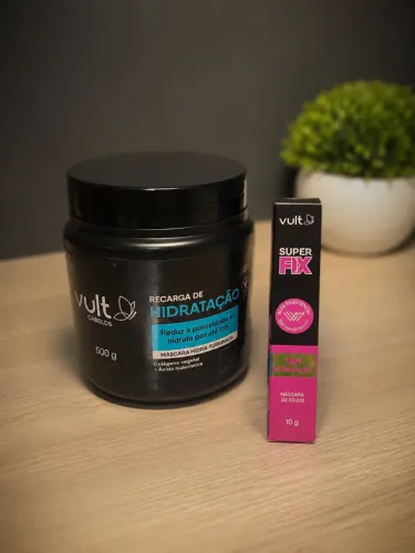 Kit Mascara capilar hidratação + mascara de cilios