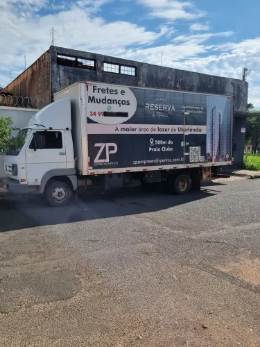 Trabalho frete e viagem mudança