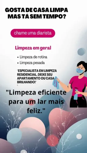 Sua casa mais limpa cheirosa só me chamar 