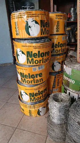 Arame farpado 500M galvanizada