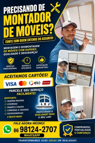 Montador de móveis em Teresina e Timon