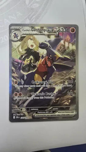 Garchomp ex da cynthia secreto ? Carta pokemon