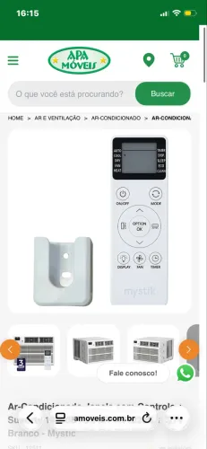 Ar condicionado Janela 1000 BTUS