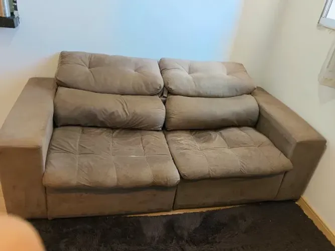 Vendo - Sofá 3 Lugares Retrátil E Reclinável Kappesberg - Usado