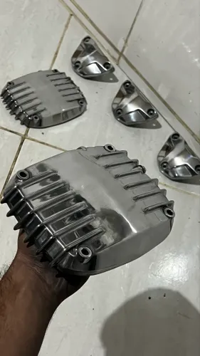 Peças polidas do motor da 160