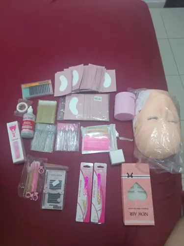 Kit extensão de cílios iniciante 