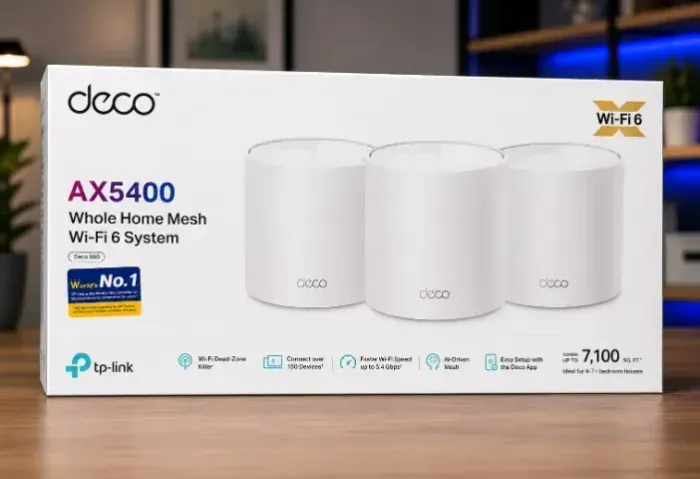 Roteador Wireless TP-Link Deco X60 AX5400 (3-Pack) 4804MBPS